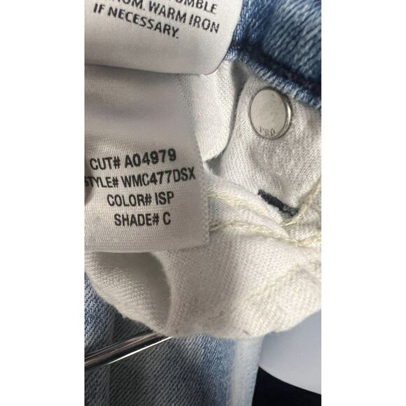 Hudson Blue Denim Pockets Zipper Mid Rise Stretch Skinny Jeans Size 26 - Picture 12 of 13